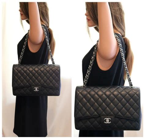 chanel jumbo xl vs maxi|Chanel jumbo double flap.